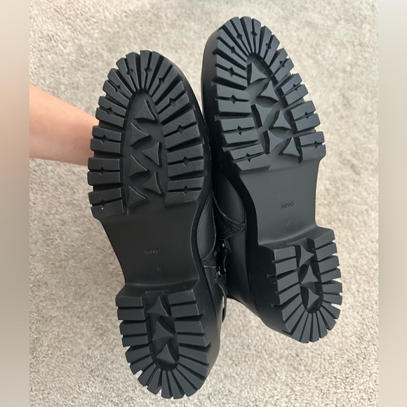 Mango leather biker boots - Picture 6 of 9